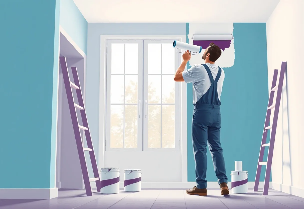 Peintre Fonsorbes 31470 en intervention sur un chantier